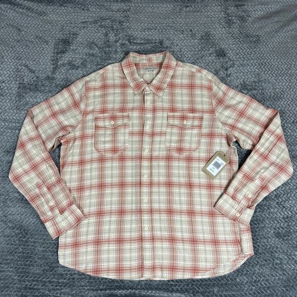 Frye and Co. Men’s Regular Fit Long Sleeve Plaid Button-Down Shirt Size XXL - Picture 5 of 12